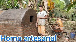 PARTE 2 como hacer un horno artesanal de leña y barro