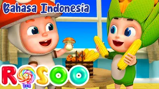 Find the Vegetables - Sayuran Favorit + Lagu Tentang Hewan | Rosoo Bahasa Indonesia & Nursery Rhymes