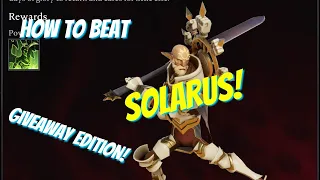 V Rising - How To Beat Solarus The Immaculate Solo + 🎁Giveaway🎁