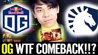 WTF ComeBack!? ANA [Troll Warlord] 100% Carry GOLD  comeBack | OG vs Liquid Dota 2