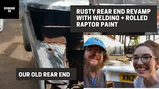 Restoring Our Rusty Back End & Rolling Raptor | Mercedes Vario Minibus Camper Conversion Ep.26