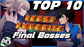 Top 10 Least Favorite Final Bosses
