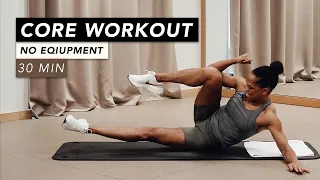 HOME WORKOUT // CORE WORKOUT 30 MINUTES // REBECCA BARTHEL