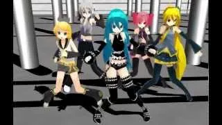 #MMD【MMD】 Michael Jackson[Miku Jackson]BAD.