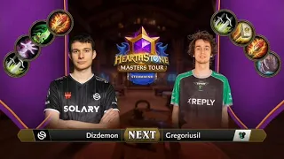 Dizdemon vs Gregoriusil | Top 8 | Hearthstone Masters Tour Stormwind