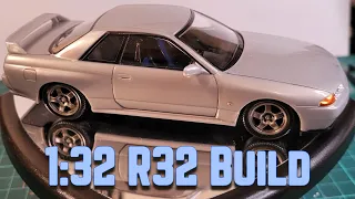 Building Aoshima's 1:32 Snap Kit R32 Skyline