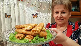 Delicious thin lavash stuffed!