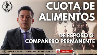 ¿Cómo reclamar cuota de alimentos de Cónyuge? - Jimmy Jiménez Abogado de Familia | Integrity Legal