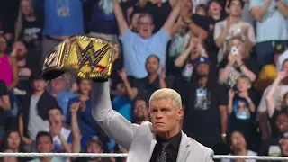 Cody Rhodes 2 belts Wins At King Of the Ring 2024