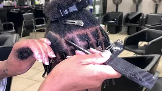 Comb Twist Method | Starter Locs on 4C Hair