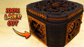 Laser Cutting a Puzzle Box with a Dark Secret.