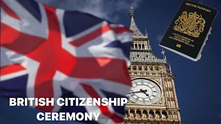 British Citizenship Ceremony. 🇬🇧