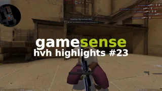 hvh highlights #23 ft. gamesense.pub