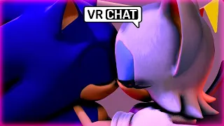 When Sonic and Rouge used to date! stories of the past in vr chat