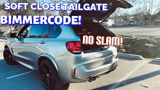 Every F15 F85 BMW X5 Owner Should Do This!- BimmerCode Soft Close Tailgate