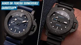 HANDS-ON: The Panerai Submersible Carbotech and Blu Abisso