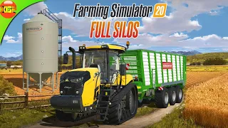 Silos are Full With SunFlowers And Next Thing Is SoyBeans! Farming Simulator 20 Gameplay!