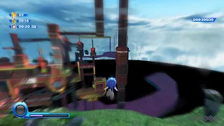 Sonic Colours Ultimate - Planet Wisp 3 Speedrun - 0:21.98