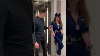 The case in the elevator👮‍♀️🚨🚔#foryoupage #police #shorts #followme #new