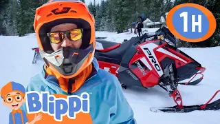 Blippi in the Snow! 🏂🏻 |  Blippi 🔍 | Kids Learning Videos! | Exploring and Learning