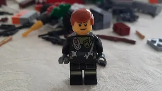 The Man with the Saw ( Lego  Horror Movie )