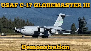 U.S. Air Force C-17 Globemaster III demo at the 2023 Abbotsford International Airshow