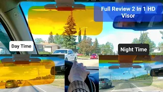 Full Review HD 2 In 1 Car Visor, How To Install And Use It, Day And Night HD Visor