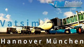 Full Flight: Hannover-München | VATSIM Nachtlandung 4K MSFS2020 Deutsch