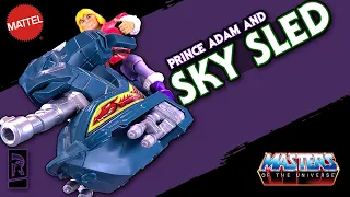 Mattel Masters of the Universe Origins Prince Adam and Sky Sled | Video Review