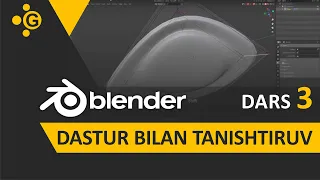 BLENDER dasturini o'rganishda davom etamiz 3chi ochiq dars