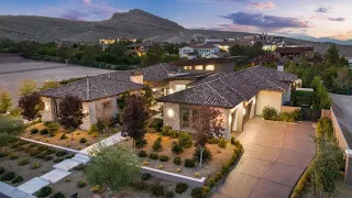 Las Vegas Guard Gated Augusta Canyon Mansion For Sale 7,855 Sqft, 5BD, DEN, 7BA, 5CAR, Pool, & MORE!