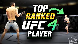 FIGHTING the CURRENT #1 RANKED Player on EA Sports UFC 4