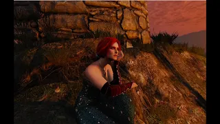 Witcher 3. Romantic. New Episode Geralt & Triss Love Story part 1 Priscilla's Song Крыжовник терпкий