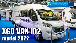 Noul model de campervan XGO VAN I02, model 2022, prezentat la Caravan Salon 2021