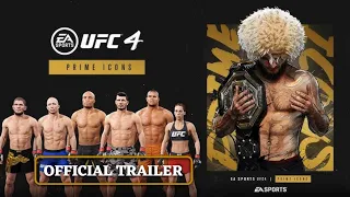 UFC 4 - Prime Icon Fighters Update Trailer | PS5, PS4 | Release Date | 4k Quality |