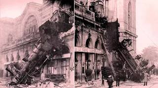 Tragedy! Train wreck at Gare Montparnasse in Paris!