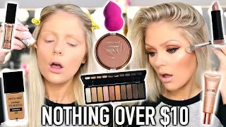 FULL FACE NOTHING OVER $10 | DRUGSTORE MAKEUP TUTORIAL