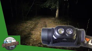 Фонарь налобный Panda 3.0.   Тест в реальных условиях. Ночью в лесу.