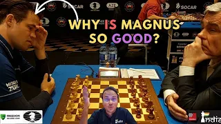 Magnus' positional genius explained | Carlsen vs Ivanchuk | Commentary by Sagar