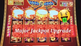 Dancing Drums Explosion got the Major Jackpot Upgrade! #casino #slots #dancingdrums #slotmachine #