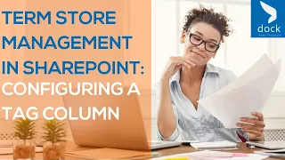 Term Store Management in SharePont: Configuring a Tag Column