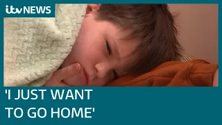 'I just want to go home': Ukrainian refugees flee to Poland as bombs fall back home | ITV News