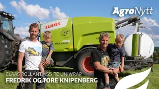 CLAAS ROLLANT 455 RC UNIWRAP | Fredrik og Tore Knipenberg