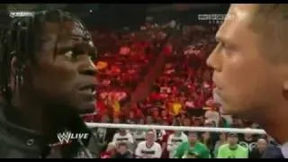 Awesome Truth Breaks Up (The Miz Attacks R Truth) - WWE Raw 11/21/11