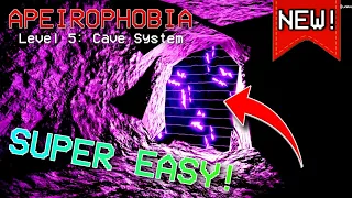 HOW TO ESCAPE *NEW* Level 5: Cave System in Apeirophobia (ROBLOX) [LATEST]