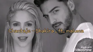 Shakira chantaje  مترجمة للعربية  ..ft. maluma