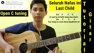 Chord - Seluruh Nafas ini | Last Child (Tutorial Gitar Mudah petik dan genjreng)