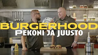 BURGERHOOD | onko juustolla merkitystä hampurilaisessa, se selvii vai selviikö. Hampurilainen