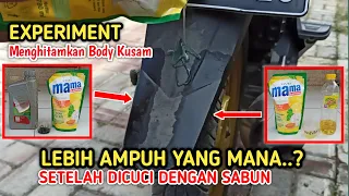 Menghitamkan Body Motor Kusam Menggunakan Oli atau Minyak Sayur? mana yang lebih efektif!