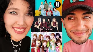 İLK KEZ K- POP DİNLEDİM 4 !! (BTS - BLACKPINK- TWICE) w/ @Mert Gültaş ​